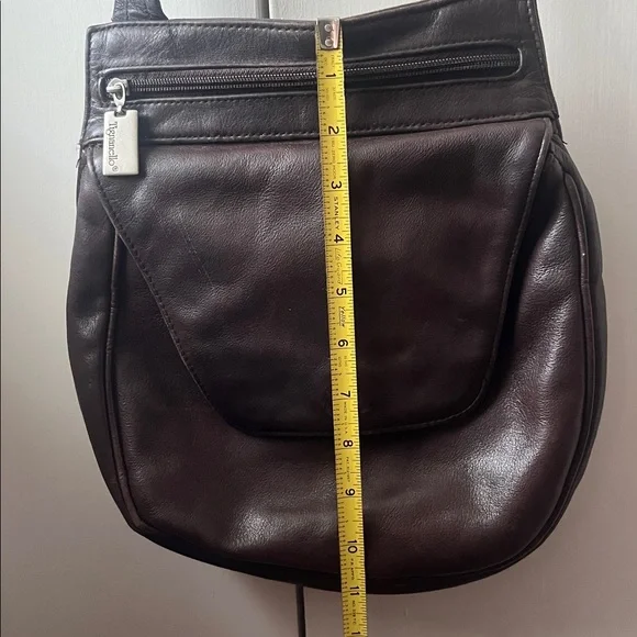 Vintage Tignanello Chocolate Brown Leather Bag - Picture 14 of 15